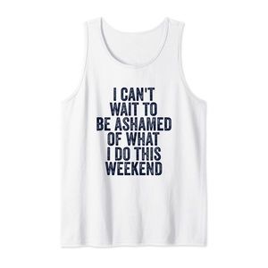 Men’s tank top funny tank top, adult humor size medium